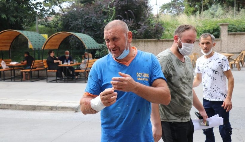 Acemi kasaplar, soluğu hastanede aldı