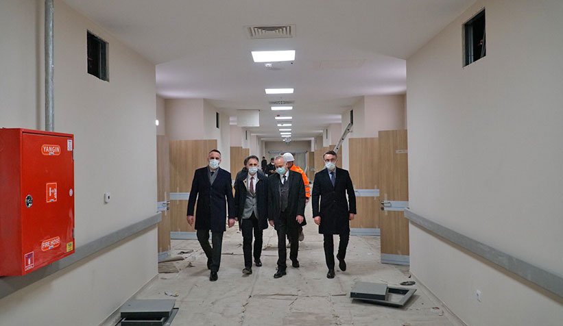 Acil Durum Hastanesi'nde inceleme yaptılar