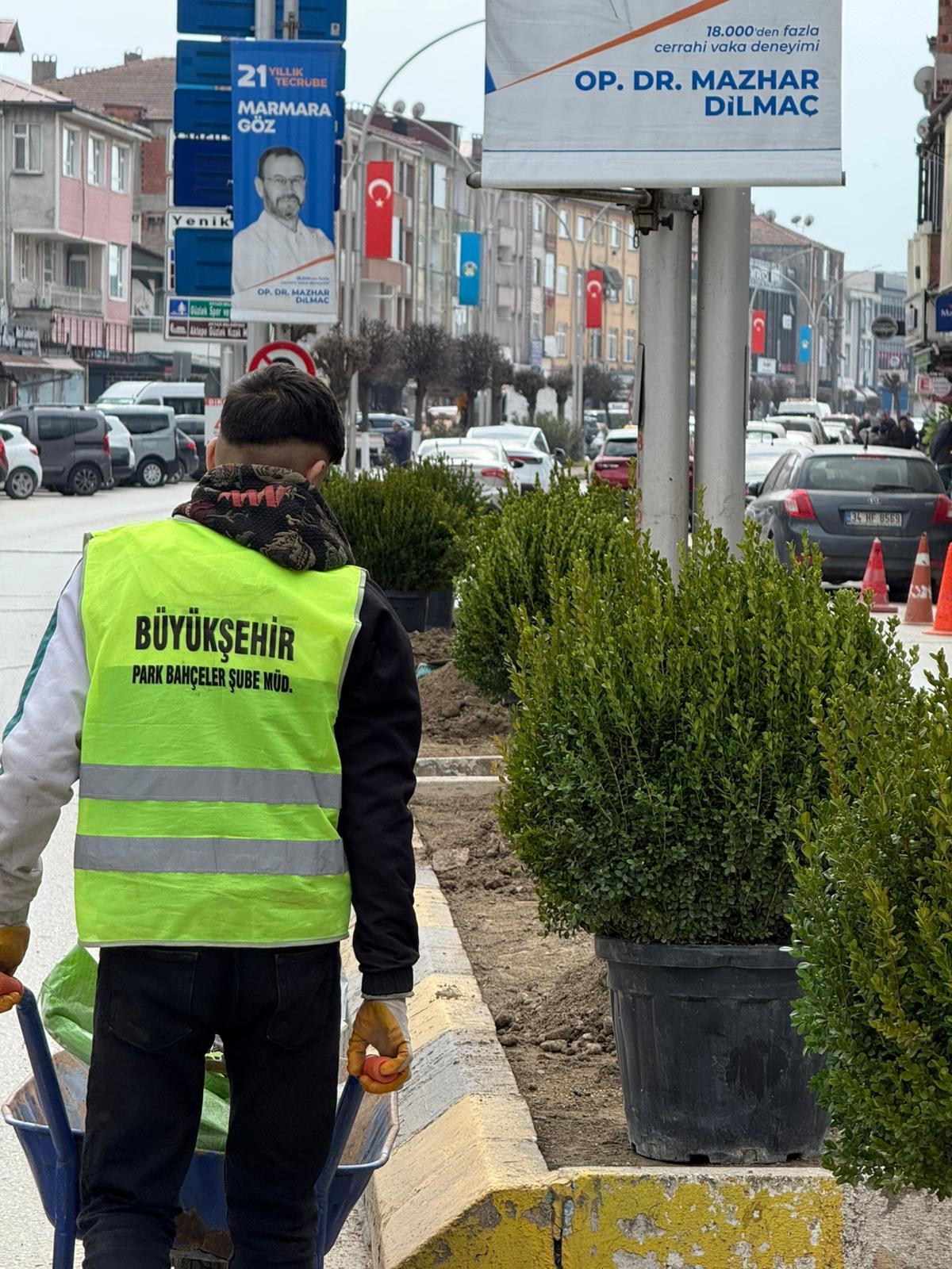 Ada Caddesi Büyükşehir ile güzelleşiyor