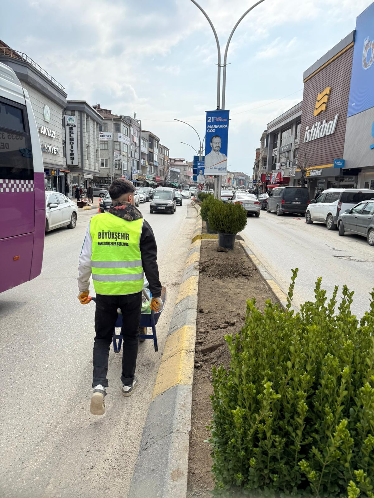 Ada Caddesi Büyükşehir ile güzelleşiyor