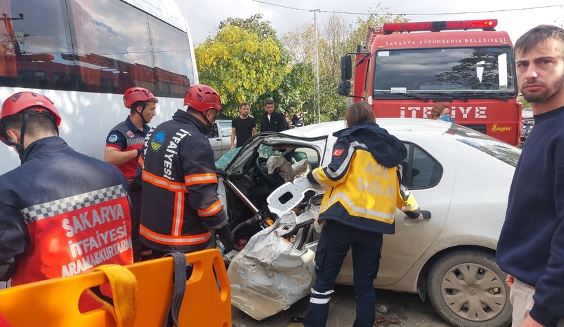 Ada Caddesi’nde feci kaza: 1 yaralı