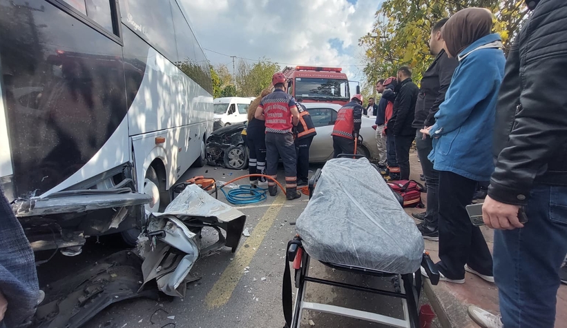 Ada Caddesi’nde feci kaza: 1 yaralı