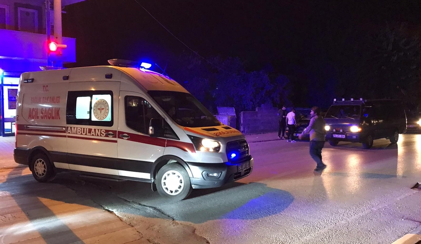 Ada caddesinde kaza 1 yaralı 