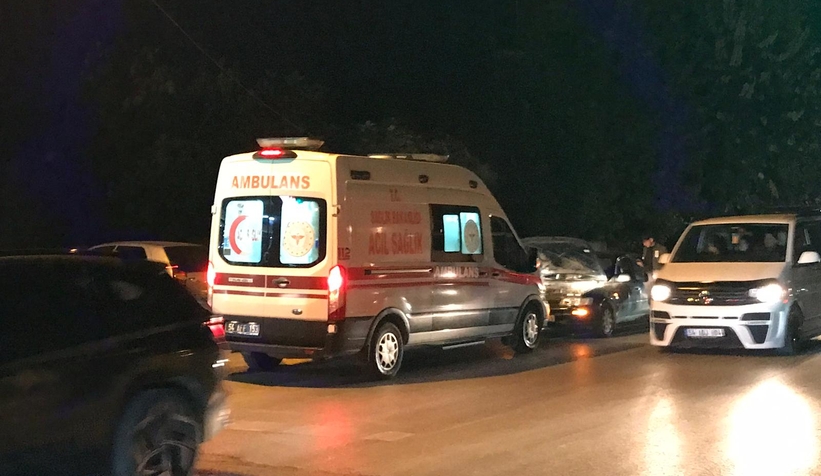 Ada caddesinde kaza 1 yaralı 