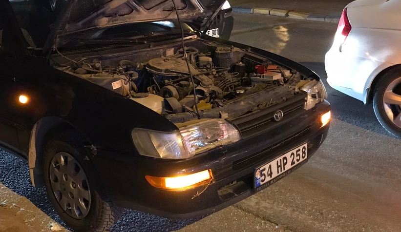 Ada caddesinde kaza 1 yaralı 