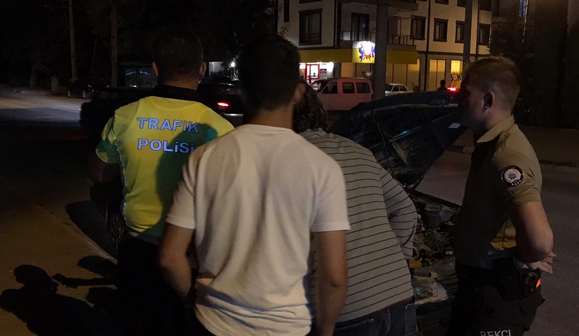 Ada caddesinde kaza 1 yaralı 