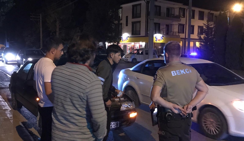 Ada caddesinde kaza 1 yaralı 