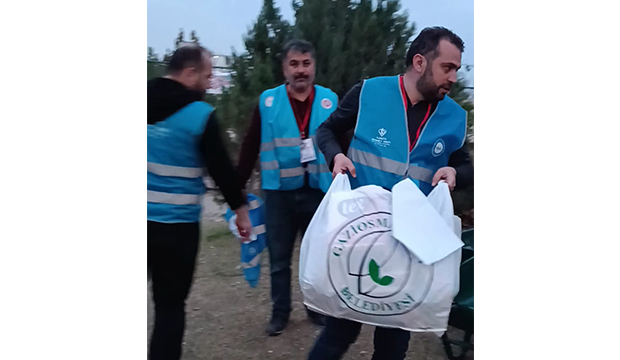 Adapazarı Müftülüğü personeli deprem bölgesinde