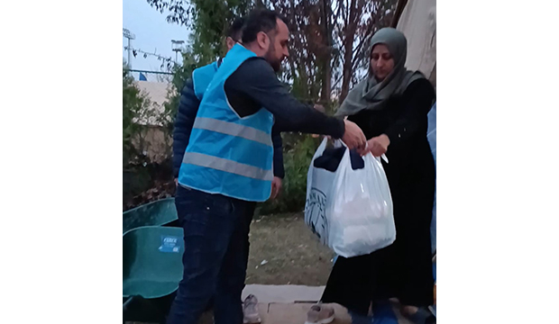 Adapazarı Müftülüğü personeli deprem bölgesinde