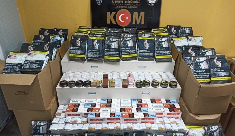 Adapazarı'nda kaçak tütün operasyonu