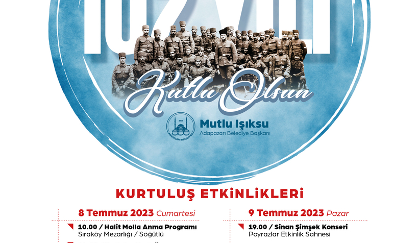 Adapazarı'nın kurtuluşu kutlanacak