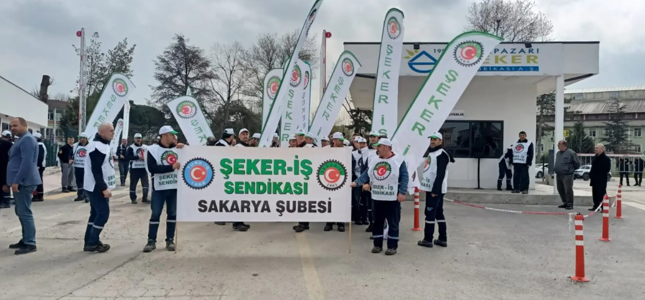 Adapazarı Şeker Fabrikası için üretim durmasın eylemi