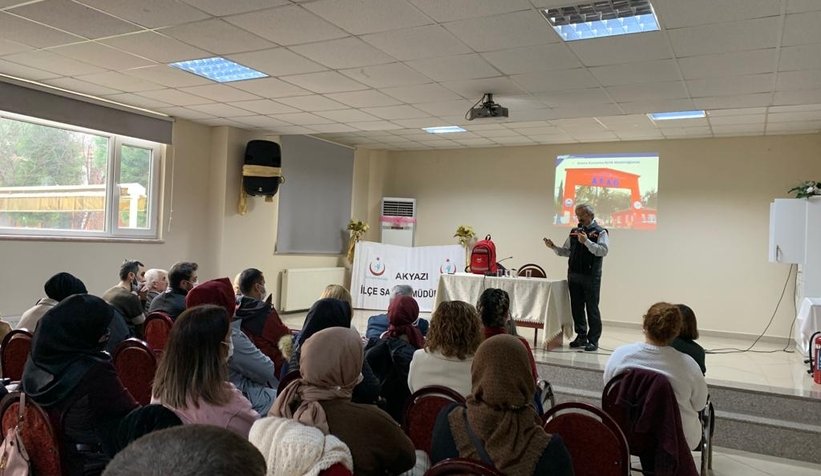  AFAD Akyazı'da afet farkındalık eğitimi verdi