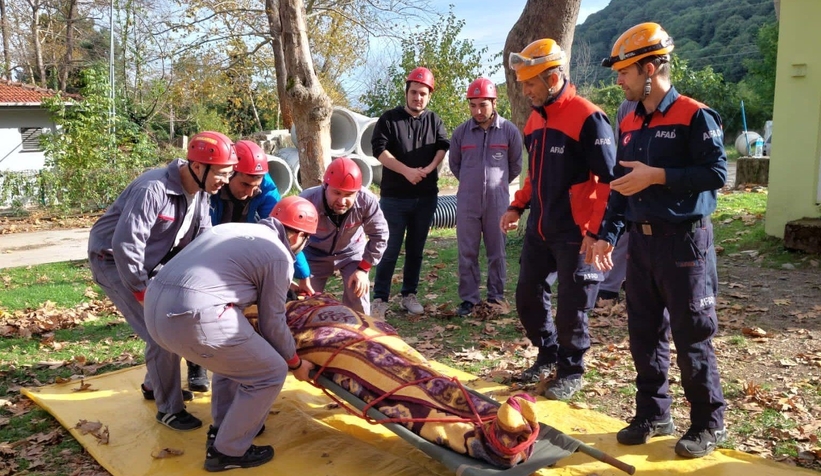 AFAD Gönüllüleri hafif arama kurtarma eğitimi aldı