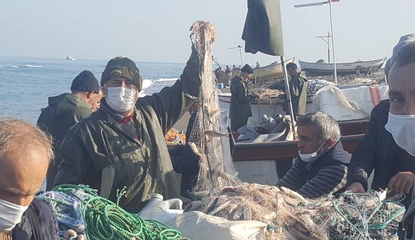 Ağlar çinekop ve barbunla doldu