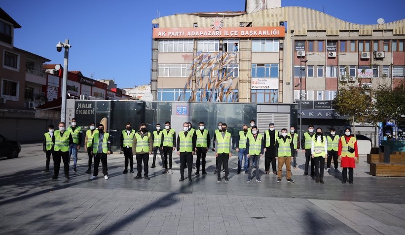 AK Gençlik vefa destek grubunda görev aldı