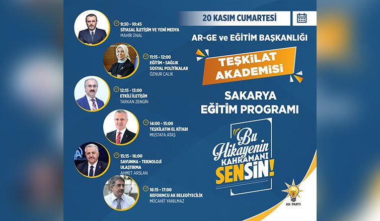 AK Parti'de Teşkilat Akademisi başlıyor
