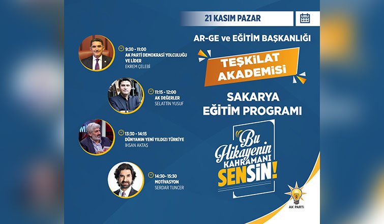 AK Parti'de Teşkilat Akademisi başlıyor