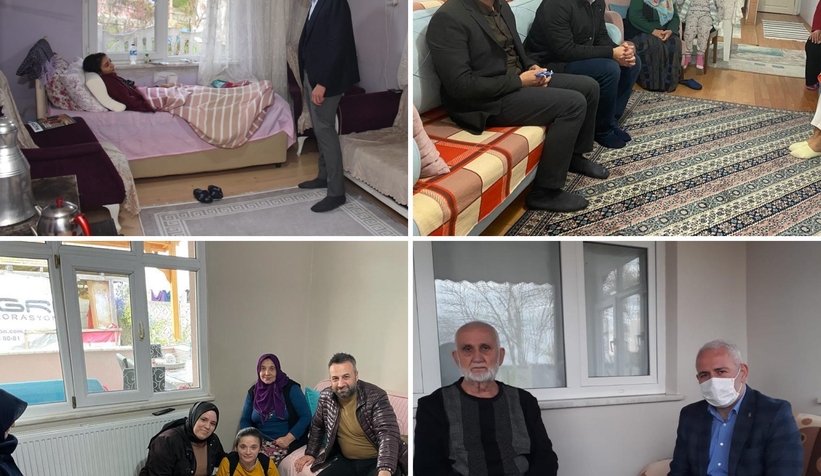 AK Parti'den 123 haneye eş zamanlı ziyaret