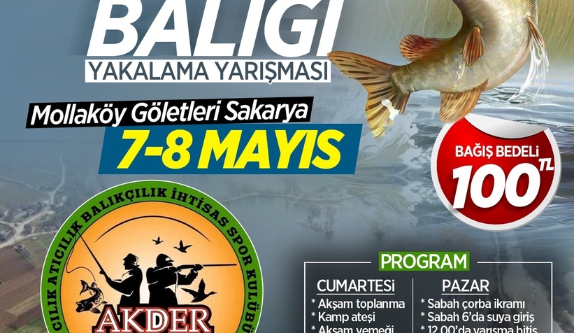 AKDER Ulusal Turna Balığı Yakalama Yarışması düzenliyor