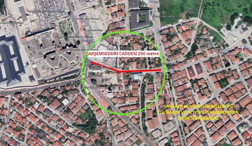 Akşemsettin Caddesi trafiğe kapalı olacak