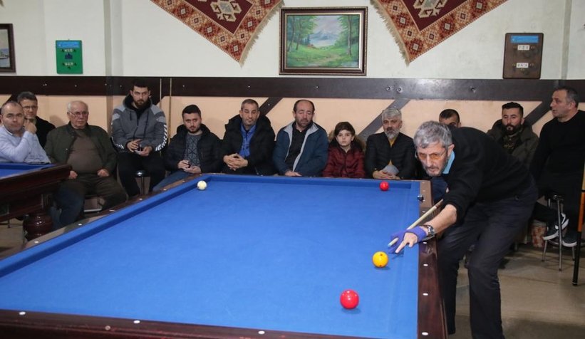 Akyazı Belediyesi Bilardo Turnuvası tamamlandı