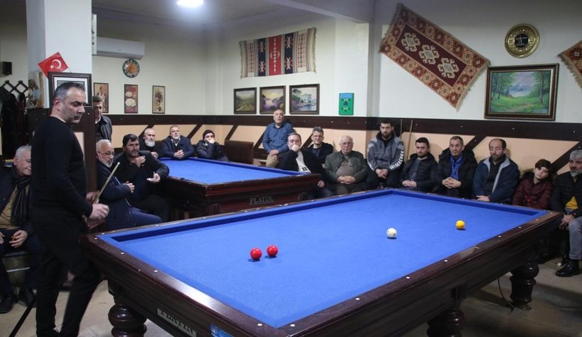 Akyazı Belediyesi Bilardo Turnuvası tamamlandı