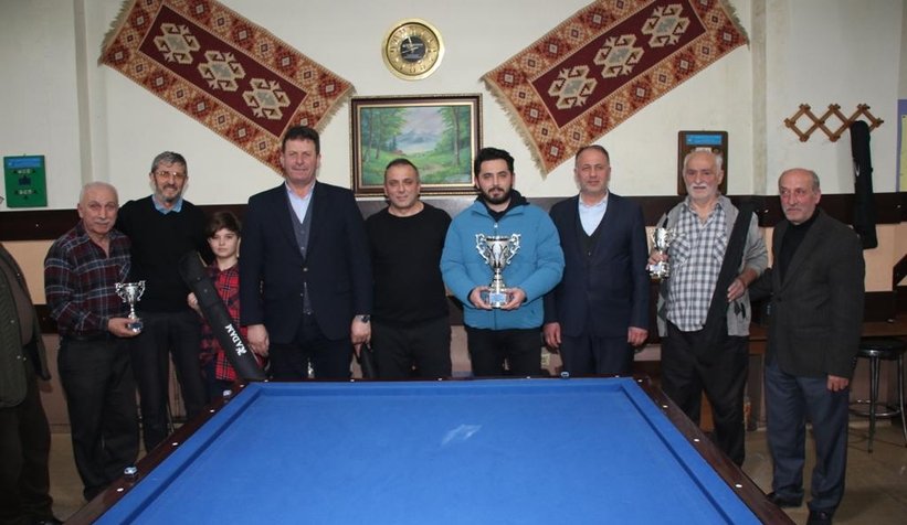 Akyazı Belediyesi Bilardo Turnuvası tamamlandı