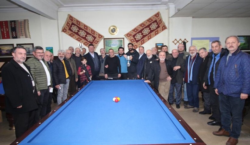 Akyazı Belediyesi Bilardo Turnuvası tamamlandı