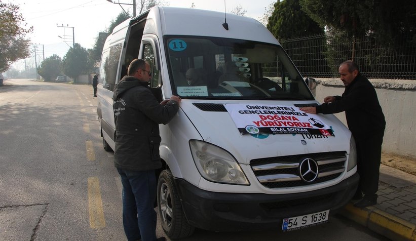Akyazı Belediyesi'nden üniversite öğrencilerine doğa gezisi