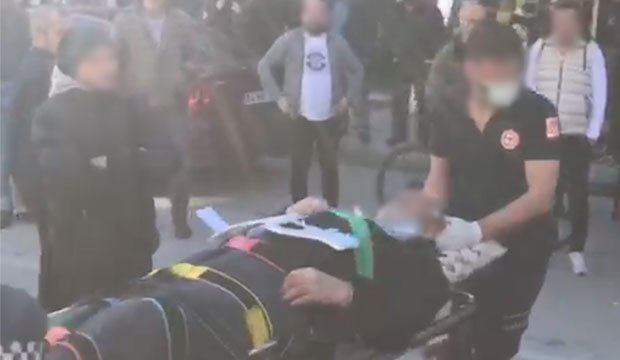 Akyazı çarşı içinde kaza: 1 yaralı