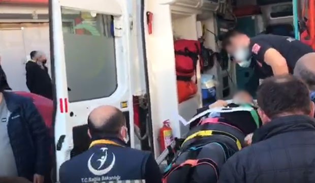 Akyazı çarşı içinde kaza: 1 yaralı