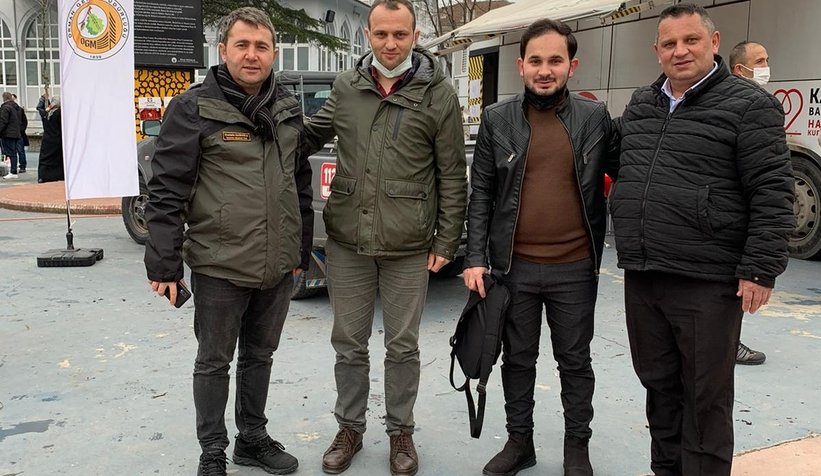 Akyazı'da 1200 fidan dağıtıldı