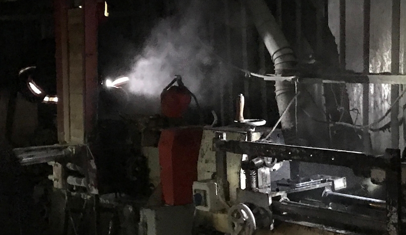 Akyazı'da atölye yangını