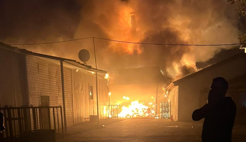 Akyazı'da büyük yangın