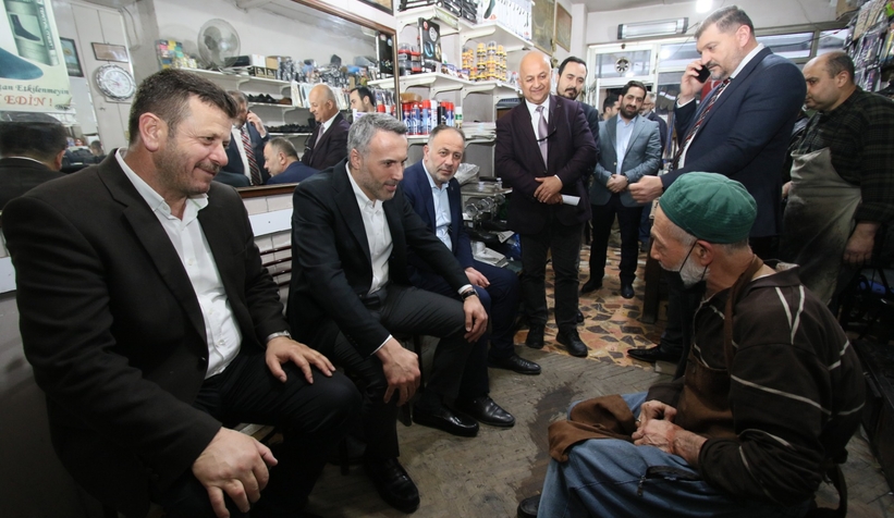 Akyazı'da esnaf ve vatandaşları ziyaret ettiler