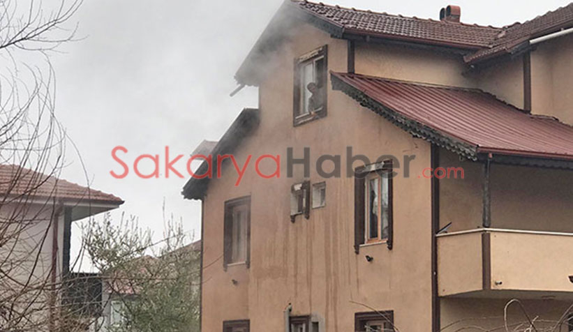 Akyazı'da ev alevlere teslim oldu