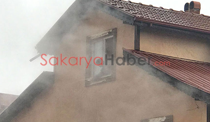 Akyazı'da ev alevlere teslim oldu