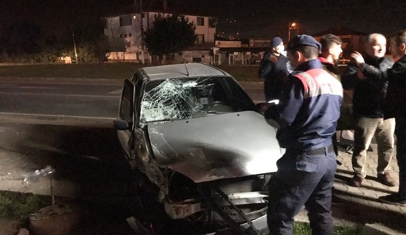 Akyazı'da feci kaza 5 yaralı