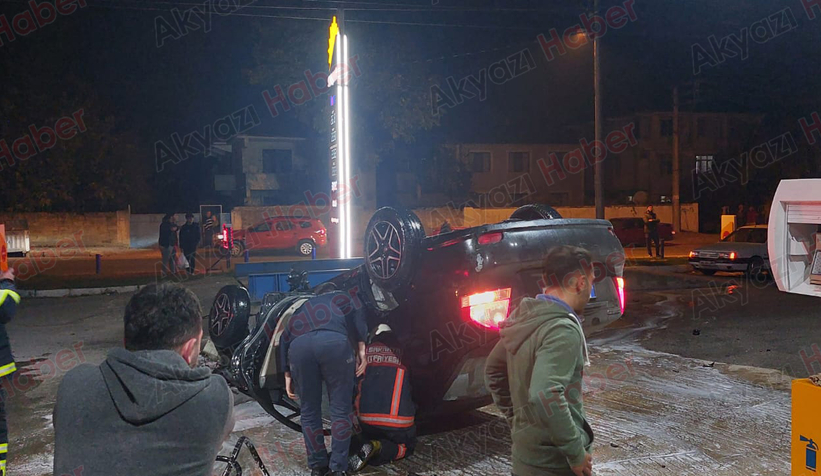 Akyazı'da feci kaza