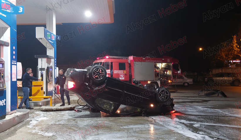 Akyazı'da feci kaza