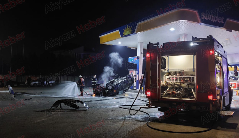 Akyazı'da feci kaza