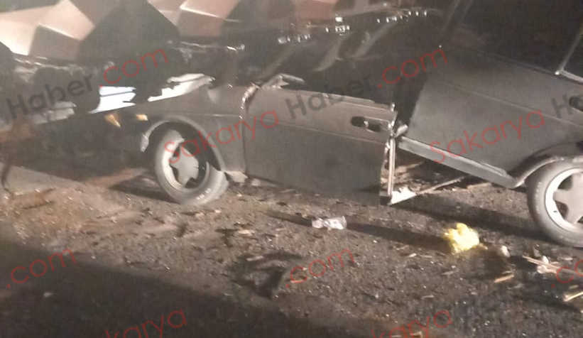 Akyazı'da feci kaza