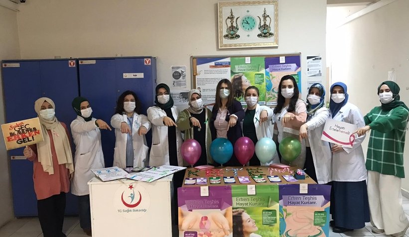 Akyazı'da kansere dikkat çektiler  