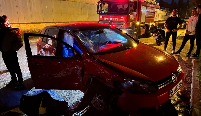 Akyazı'da Kaza 1 Hafif Yaralı