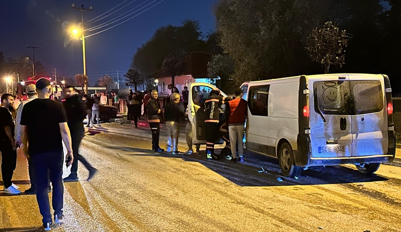 Akyazı'da Kaza 1 Hafif Yaralı