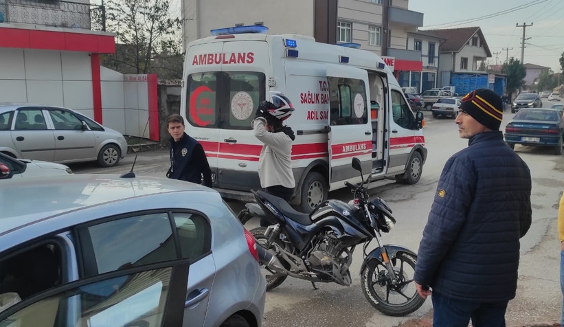 Akyazı'da kaza 1 yaralı