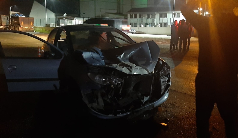 Akyazı'da kaza: 4 yaralı