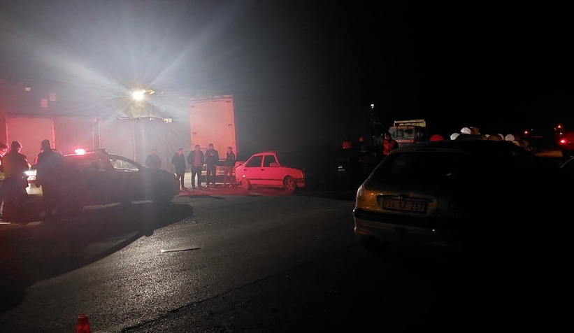 Akyazı'da kaza: 4 yaralı