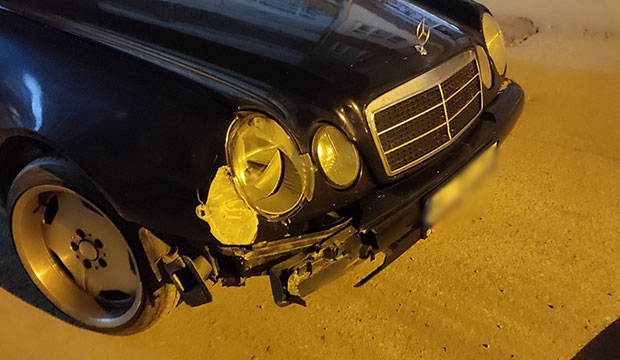 Akyazı'da kaza anı kamerada